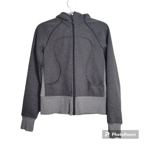Lululemon Gray Remix Full Zip Hoodie size 6